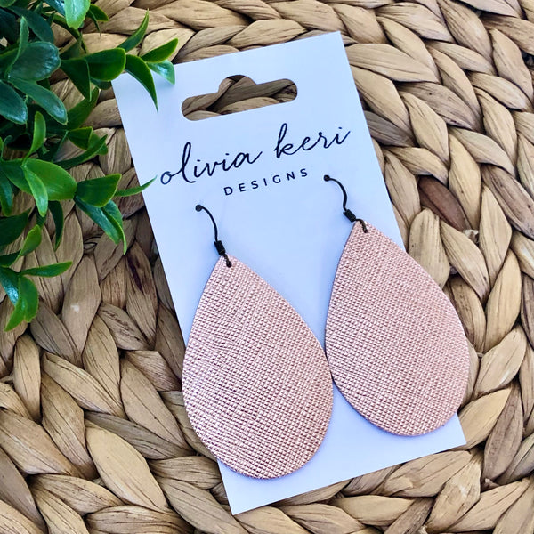 Brittany - Rose Gold Saffiano