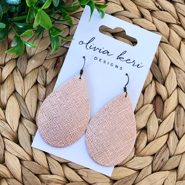 Brittany - Rose Gold Saffiano
