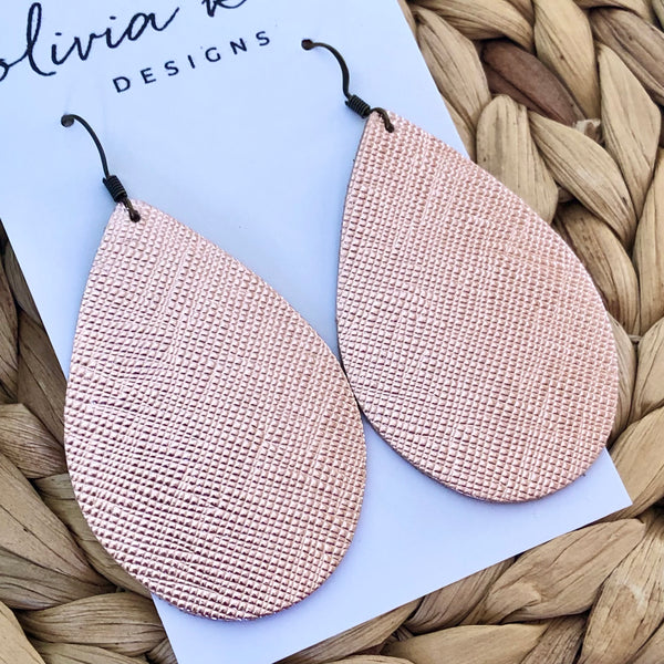Brittany - Rose Gold Saffiano