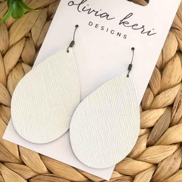 Brittany - White Saffiano